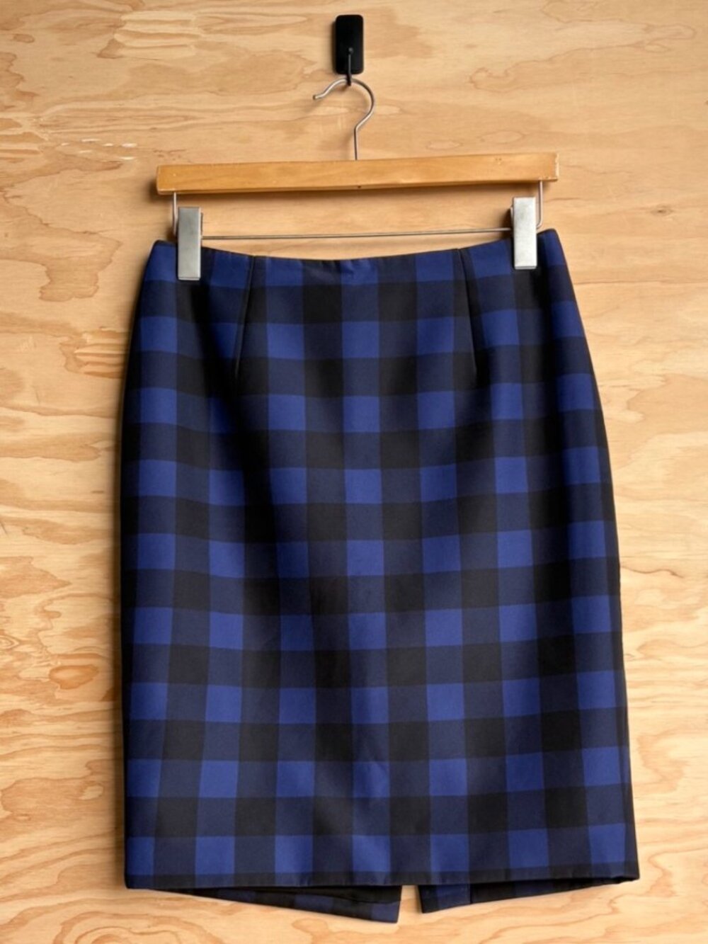Finders Keepers - Blue/ Black Pencil Skirt, SZ M
